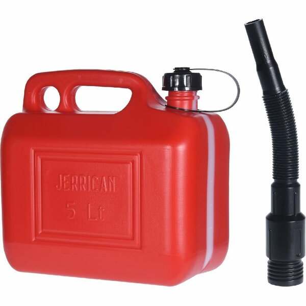 Jerrycan met Trechter voor Brandstof 5L