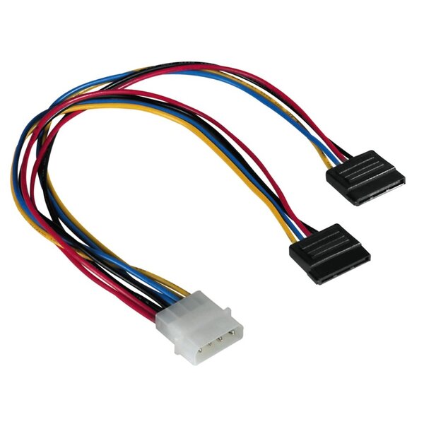 Hama Power Supply Cable 5,25-2X Ser Ata