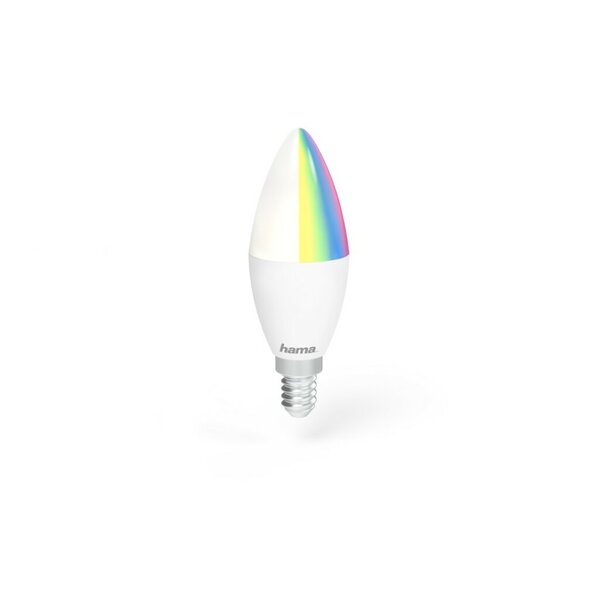 Hama Wifi-ledlamp E14 5,5W RGBW Zonder Hub Voor Spraak-/app-bediening