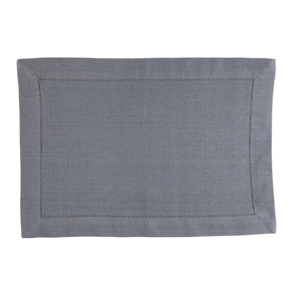 Linen&amp;More Placemats 35x50 cm 4 Stuks Indi Grey