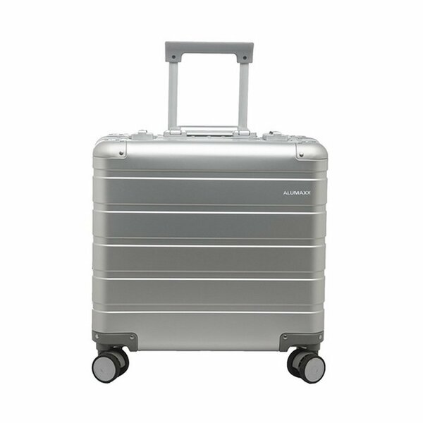 Alumaxx JU-45192 Aluminium Reistrolley GRAVITY + 4 Wielen 44x42x22.5 cm Zilver