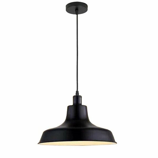 Homestyle Pro MK111-BB Industri&euml;le Hanglamp 36x22 cm Zwart/Metaal