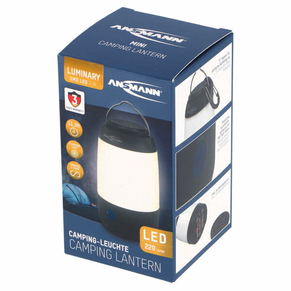 Ansmann LED Camping Lantaarn 220 Lumen Helder Wit