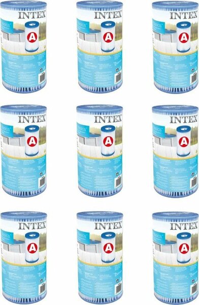 Intex 29000 Filter Cartridge Type A 9 stuks voor Zwembad 244/305/366 cm