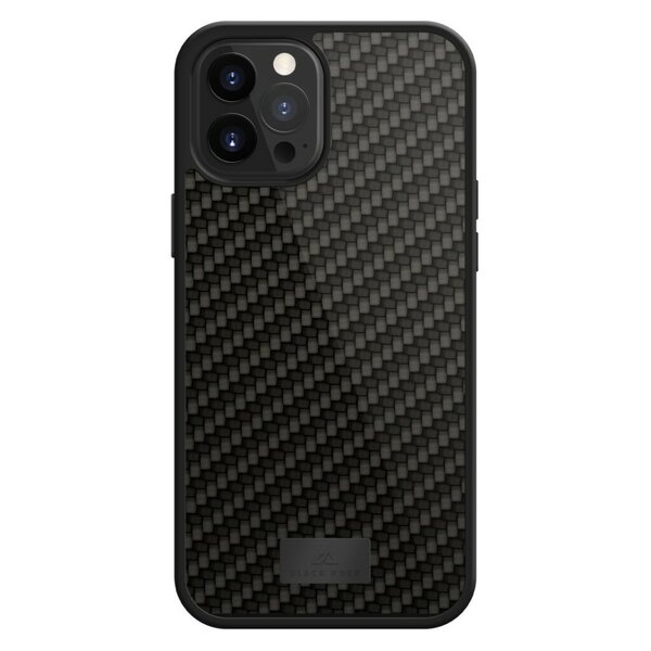 Black Rock Protective Real Carbon Cover for Apple iPhone 12 Pro Max Black