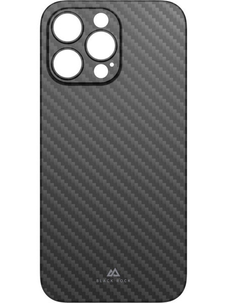 Black Rock Ultra Thin Iced Cover Voor Apple IPhone 14 Pro Max Zwart/Carbon