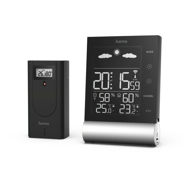 Hama Weerstation Black Line Zwart