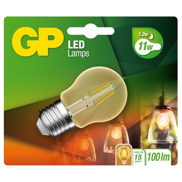 GP Lighting Gp Led Vintage Gd P45 1,2w E27