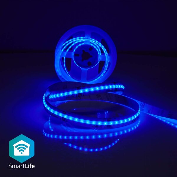 Nedis WIFILSC20CRGB Smartlife Led Strip Wi-fi Rgb / Warm Tot Koel Wit Cob 2.00 M Ip20 2700 - 6500 K 860 Lm Android&trade; / Ios