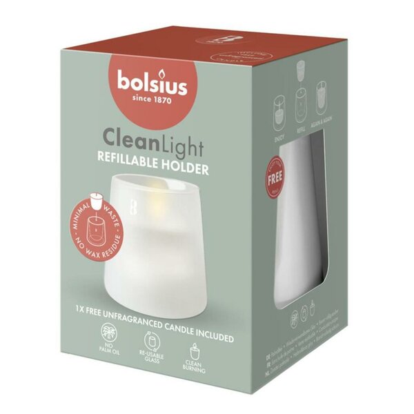 Bolsius Clean Light Zero Starterkit Wit