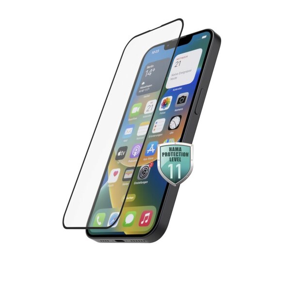 Hama 3D Full Screen Protectie Glas Voor Apple IPhone 15 Plus/Pro Max Zwart