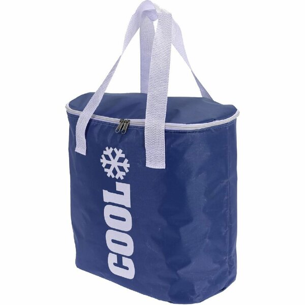 Koeltas Ovaal 24L Blauw/Wit