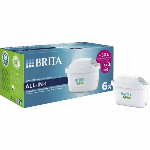 Brita MAXTRA PRO All-In-One Waterfilterpatronen 6 Stuks