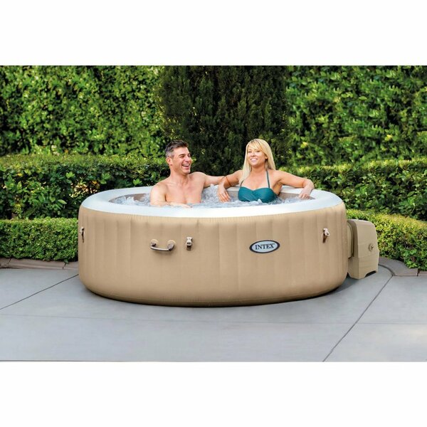 Intex 28426NL PureSpa Bubble Massage Jacuzzi 4-persoons Set