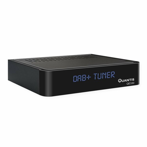 Quantis QE330 Digitale DAB+ Radiotuner Zwart