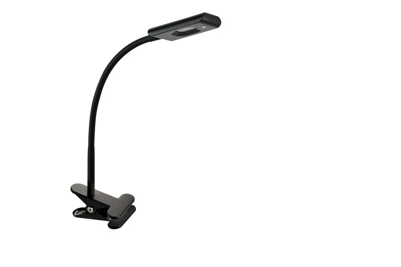 Alco AL-938-11 Bureaulamp Zwart LED Met Klem 230V 4W 40cm