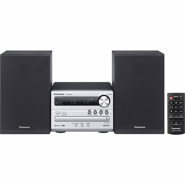 Panasonic SC-PM250EG-S Micro Stereosysteem Zilver/Zwart