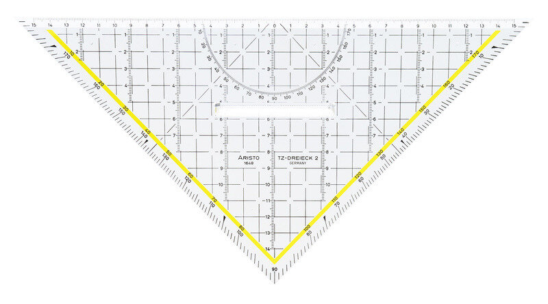 Aristo AR-1648/2 Tekendriehoek 32,5 Cm Met Greep