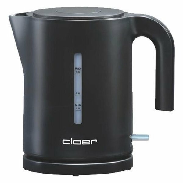 Cloer 4120 Waterkoker Zwart 1,2L 1800W