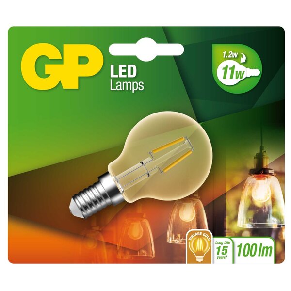 GP Lighting Gp Led Vintage Gd P45 1,2w E14