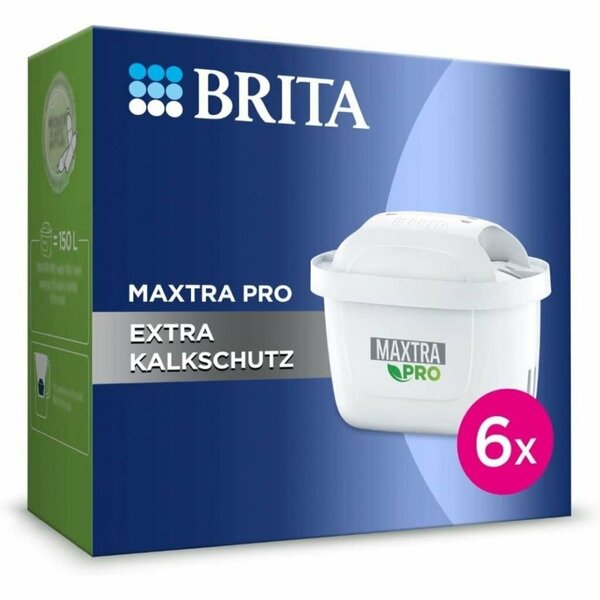 Brita MAXTRA PRO Extra Bescherming Tegen Kalk 6 Stuks