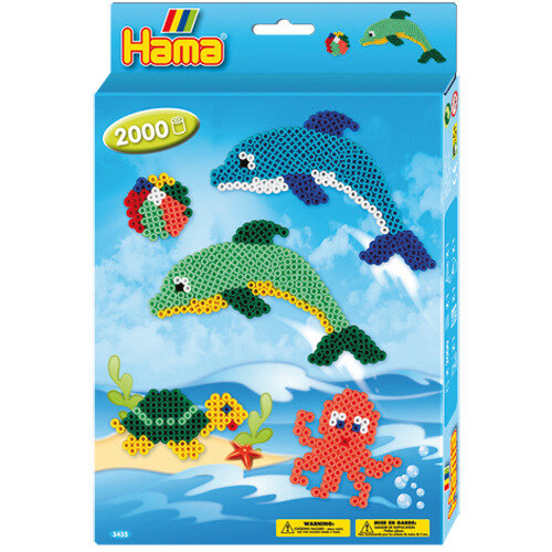 Hama Dolphins Strijkkralen 2000 stuks