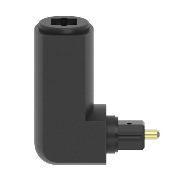 Hama ODT-adapter Toslink-stekker - Toslink-koppeling Verguld 90&deg;