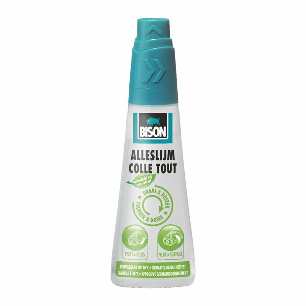 Bison Alleslijm Draai en Doseer Flacon 90 ml