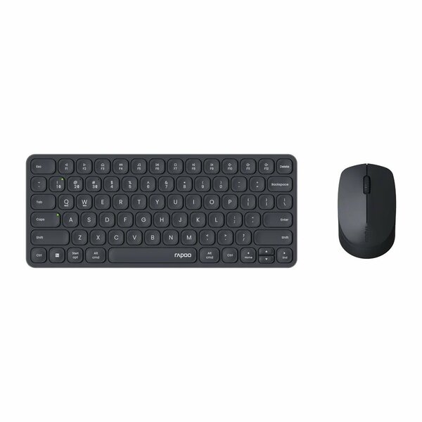 Rapoo 9010M Comboset QWERTY(NL) Toetsenbord + Muis Zwart