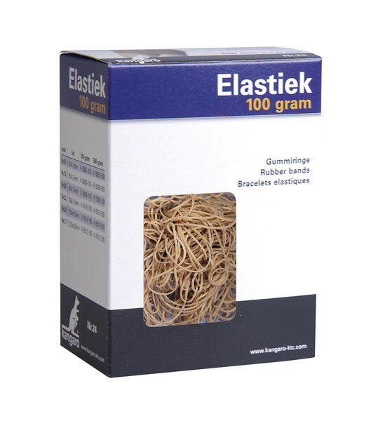 Kangaro K-5006-100 Elastiek Nr. 16 60x1,5mm 100gr Naturel