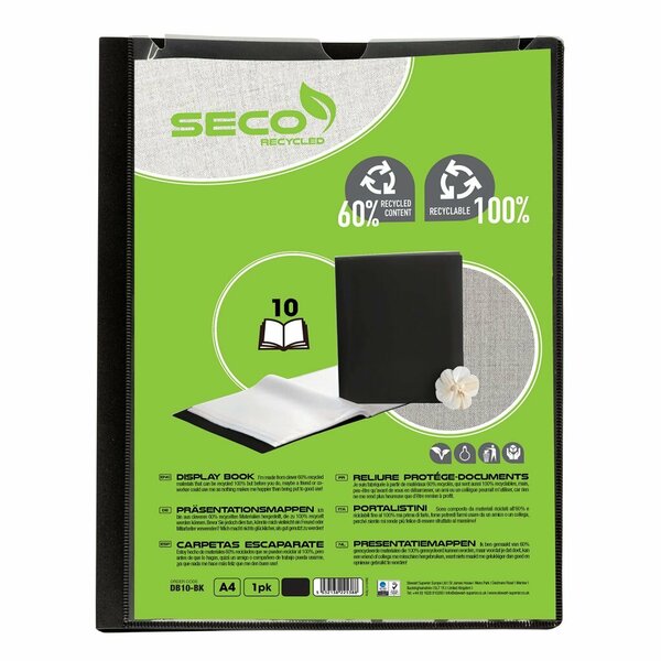 Seco SE-DB10-BK Showalbum A4 10 Sheets Zwart