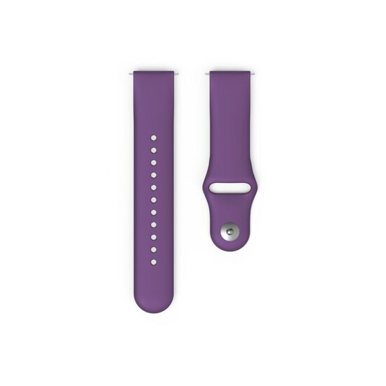 Hama Polsband Voor Fitbit Versa 2/Versa (Lite) Vervangende Sil. Polsband Paars