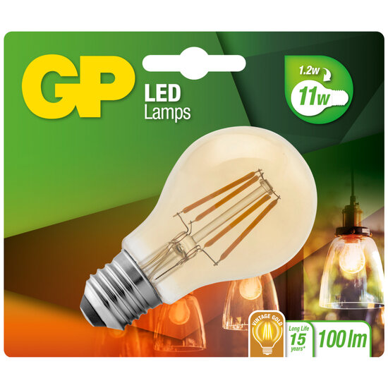 GP Lighting Gp Led Vintage Gld A60 1w E27