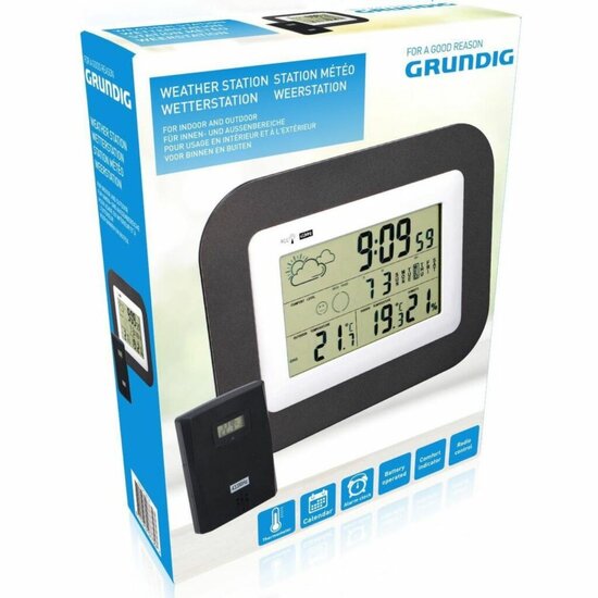 Grundig Weerstation Binnen en Buiten Zwart