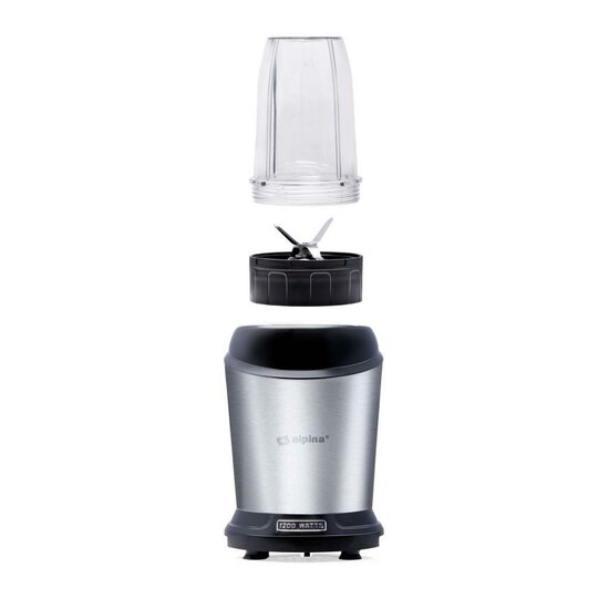 Alpina Smoothie Maker 1L RVS/Zwart