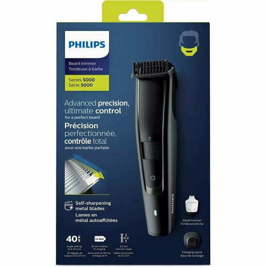 Philips BT5515/15 Series 5000 Baardtrimmer Zwart