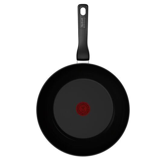 Tefal Renew Black Wokpan 28 cm Zwart