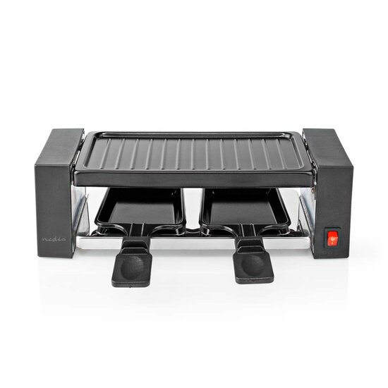 Nedis FCRA210FBK2 Gourmet Raclette Grill voor 2 Personen