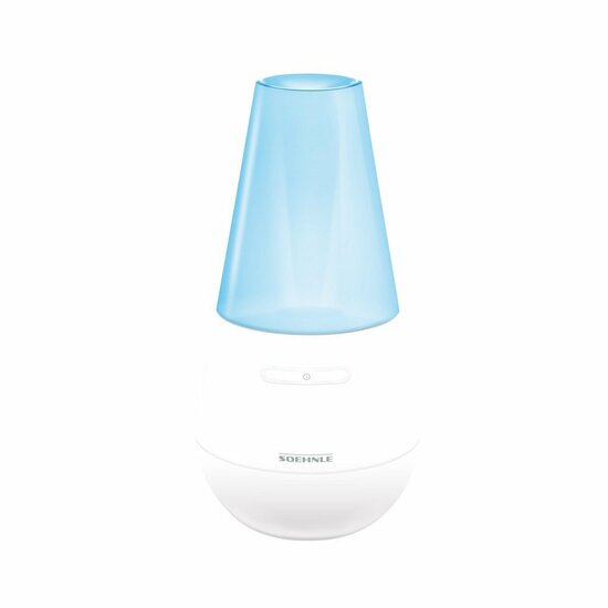 Soehnle 68025 Valencia Aromaverspreider met Blauwe LED-Lamp Wit