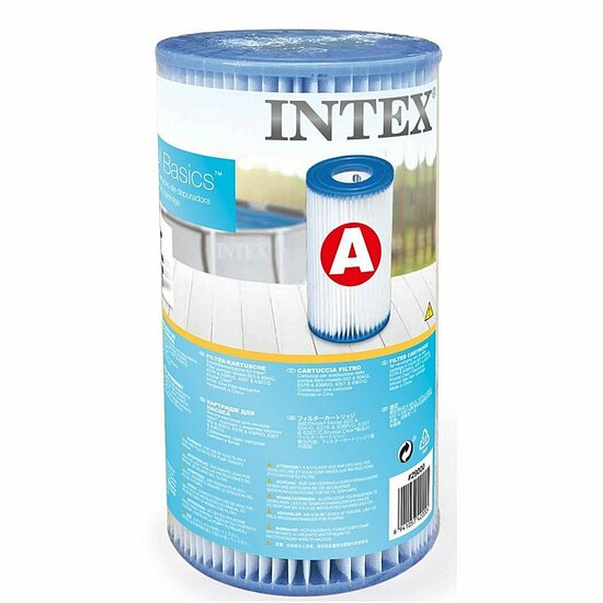 Intex 29000 Filter Cartridge Type A 12 Stuks voor Zwembad 244/305/366 cm