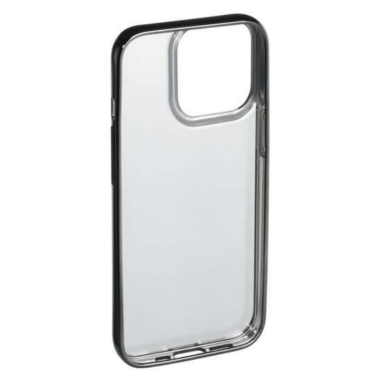 Hama Cover Clear&amp;Chrome Voor Apple IPhone 13 Pro Zwart