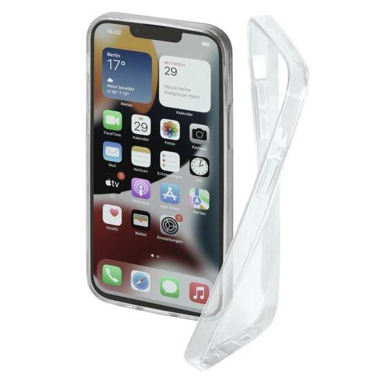 Hama Cover Crystal Clear Voor Apple IPhone 14 Pro Transparant