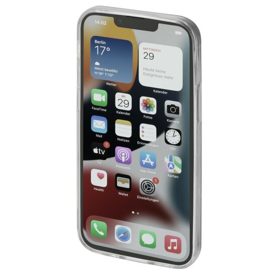 Hama Cover Crystal Clear Voor Apple IPhone 14 Pro Transparant