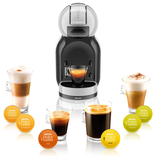 Krups KP123B NESCAF&Eacute; Dolce Gusto Mini Me Koffiecupmachine Zwart/RVS