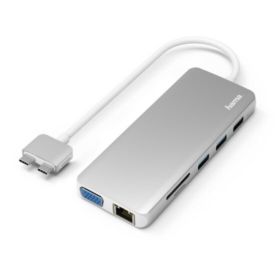 Hama USB-C-hub Multiport Voor Apple MacBook Air En Pro 12-poorts