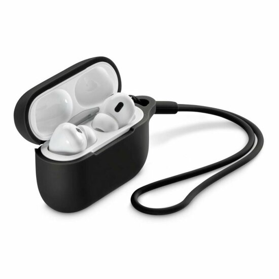 Hama Beschermhoes Fantastic Feel Voor Oplaadcase AirPods Pro 1e Gen Zwart