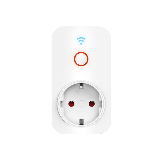 Hama Slim Wifi-Stopcontact + 2x USB-A Wit