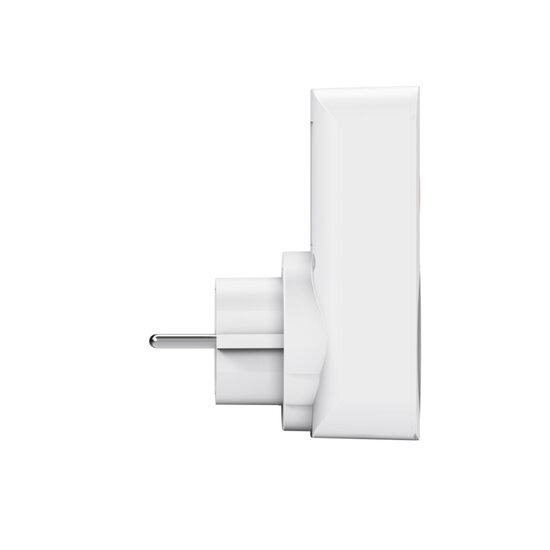 Hama Slim Wifi-Stopcontact + 2x USB-A Wit