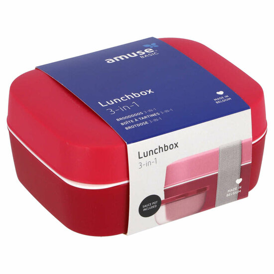 Amuse 3in1 Lunchbox Rood