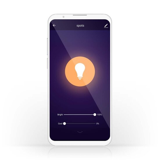 Nedis WIFILRW10E27 Smartlife Led Bulb Wi-fi E27 806 Lm 9 W Warm To Cool White Energieklasse: F Android&trade; / Ios Peer